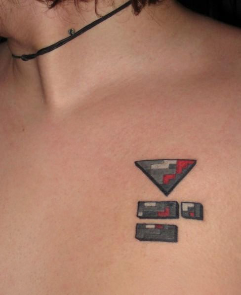 My Starman Tetris Tattoo This image has been resized for your convenience